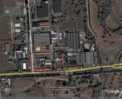 La nostra sede dal satellite di Google